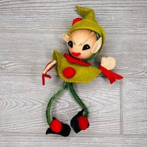 Vintage hand crafted shelf elf / demon in the den / pixi in the pantry whatever